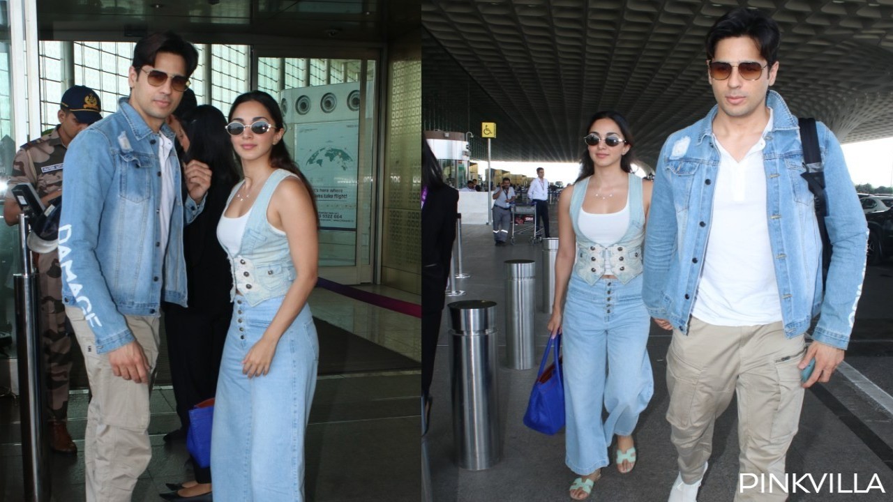 WATCH: Sidharth Malhotra-Kiara Advani up their twinning game at airport; indulge in fun banter with paparazzi
