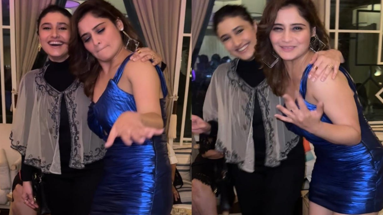 Exclusive Inside Footage: Bride-to-be Arti Singh dances with sister Ragini Khanna; Krushna Abhishek and others rejoice