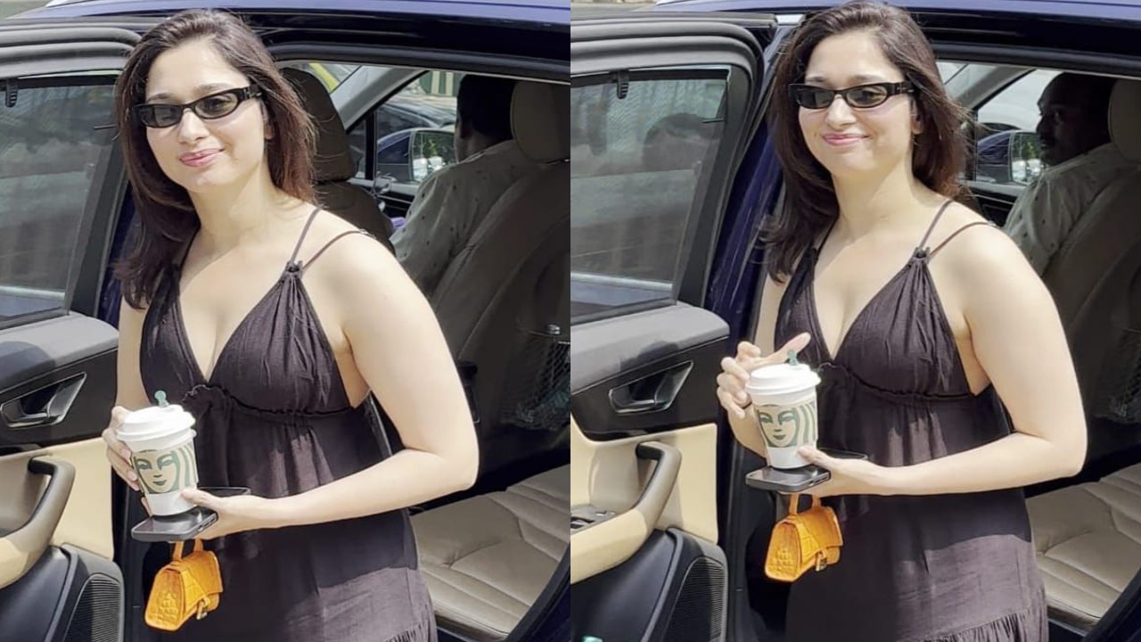 Tamannaah Bhatia slays in casual black maxi dress and it’s perfect for morning coffee dates