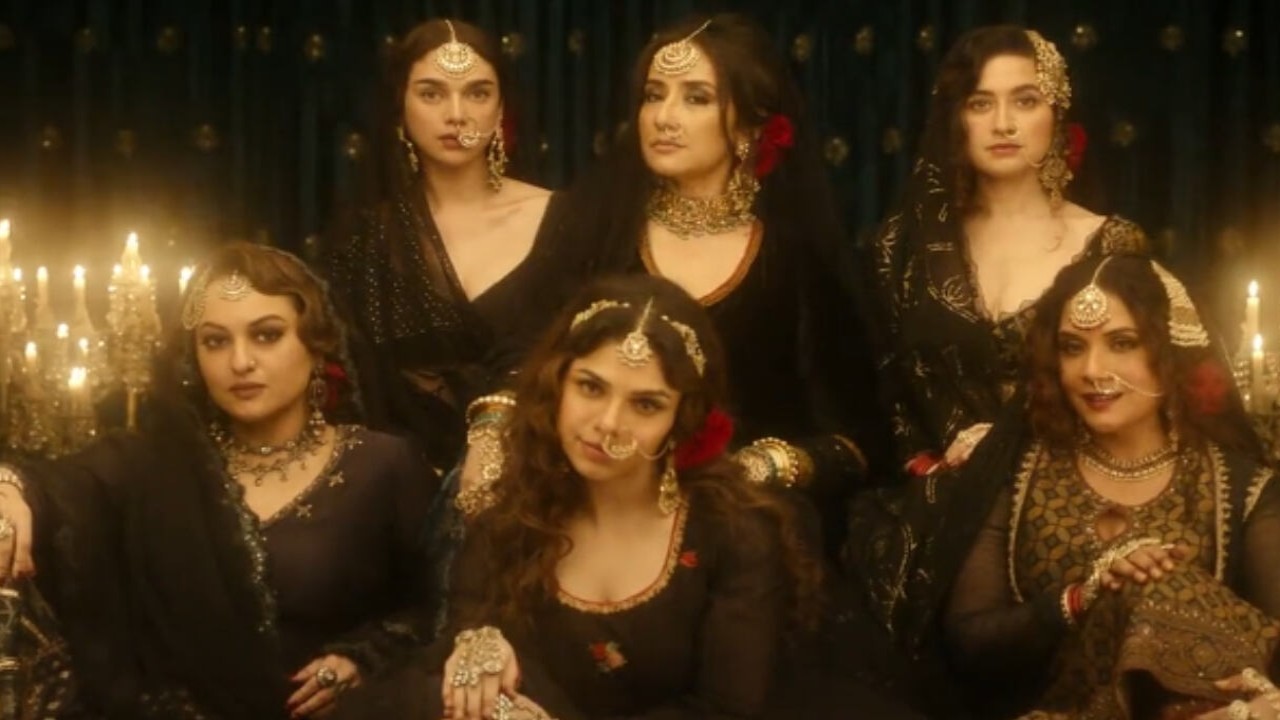 Heeramandi is an experience that will stay with you long after the show is over (Credit: Netflix) Sonakshi Sinha, Manisha Koirala, Aditi Rao Hydari, Sanjeeda Sheikh, Sharmin Segal, Richa Chadha