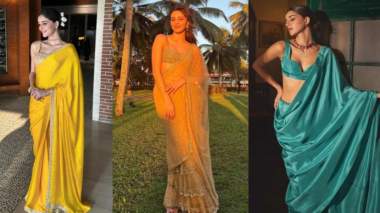 3 saree looks by Ananya Panday that millennial brides can seek inspiration from