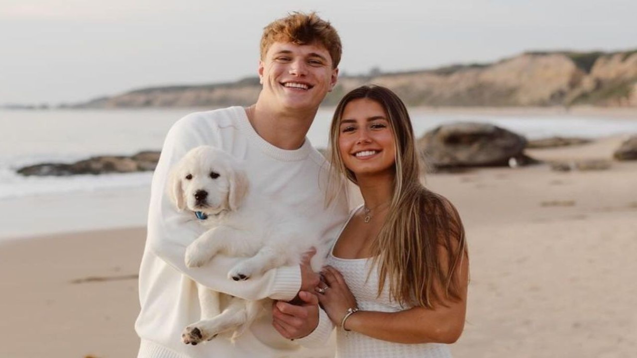 JJ McCarthy’s Fiancée Says Final Goodbye to Michigan With a HEARTWARMING Message Before Star QB’s NFL Draft