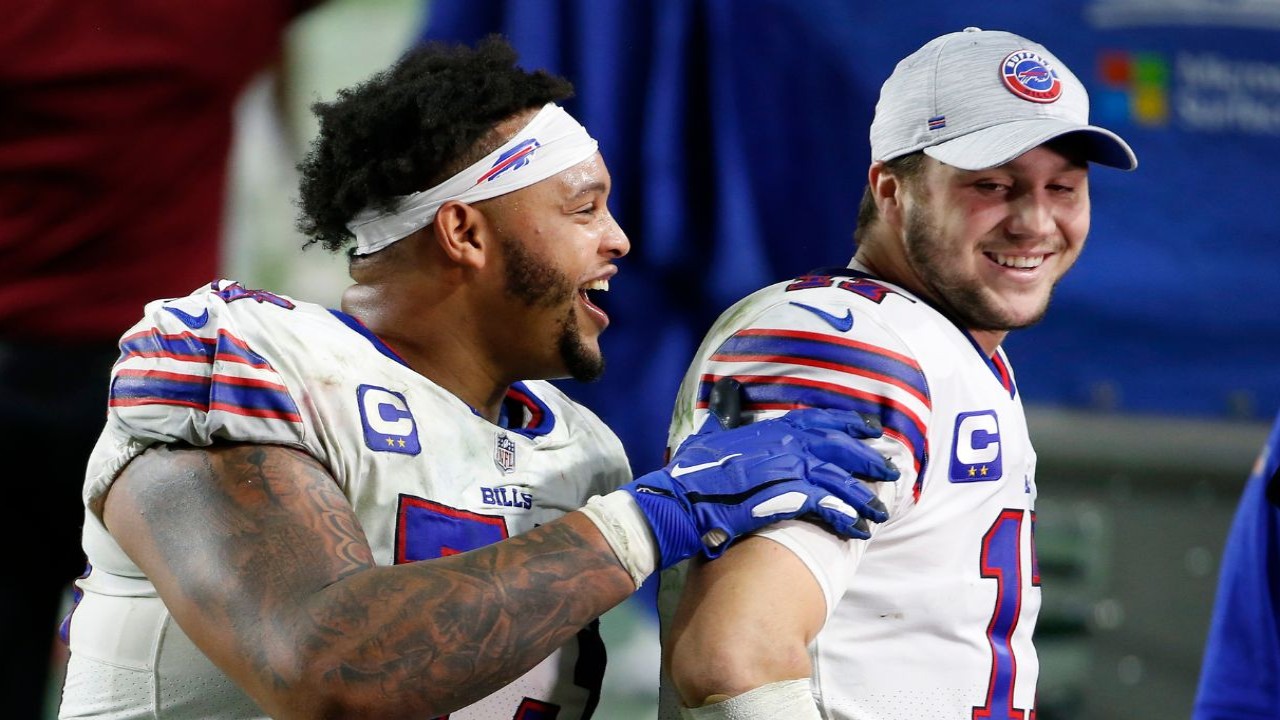 Dion Dawkins PRAISES Josh Allen While Suggesting Stefon Diggs' Exit Wasn't Really A Hardblow For Bills