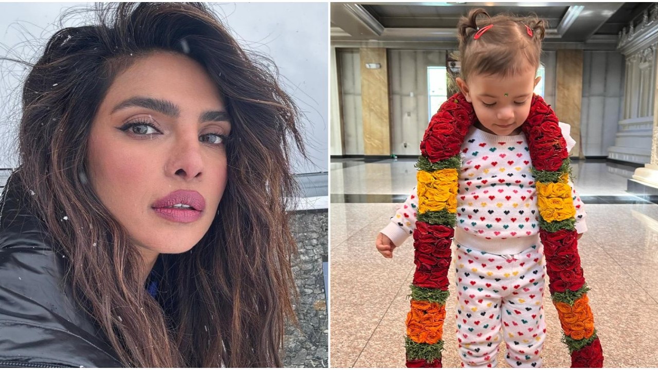 Priyanka Chopra reveals leaving daughter Malti with mom Madhu on work day; quips, ‘She’s returning the favor’