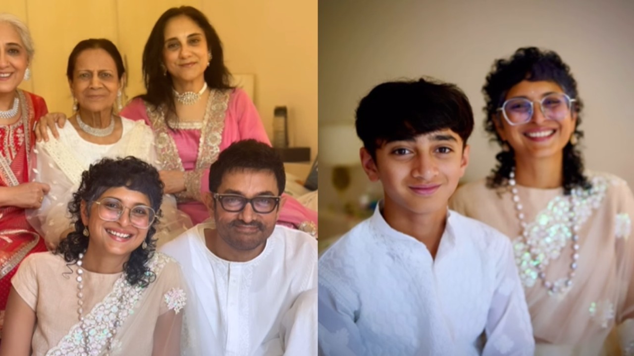 WATCH: Aamir Khan and Kiran Rao's Eid celebration moments with family are too beautiful to miss