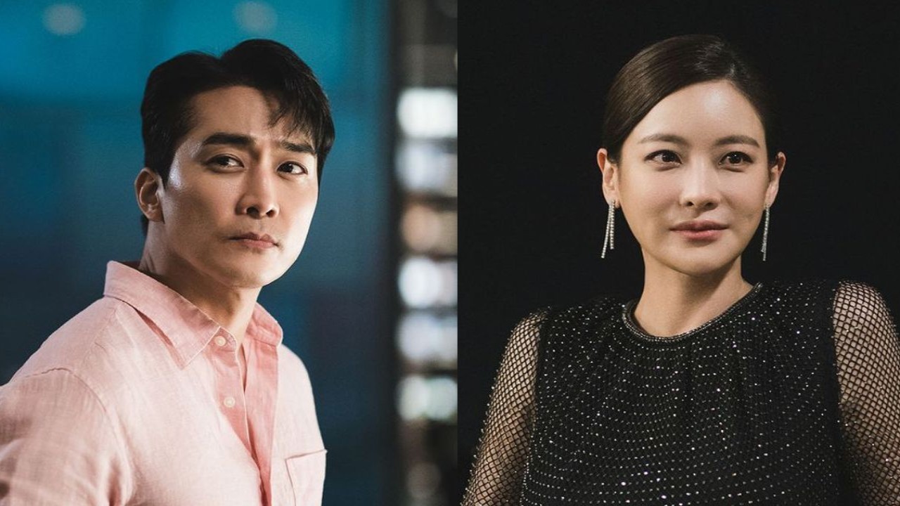 Song Seung Heon, Oh Yeon Seo in The Player 2: Master of Swindlers ; Image: tvN