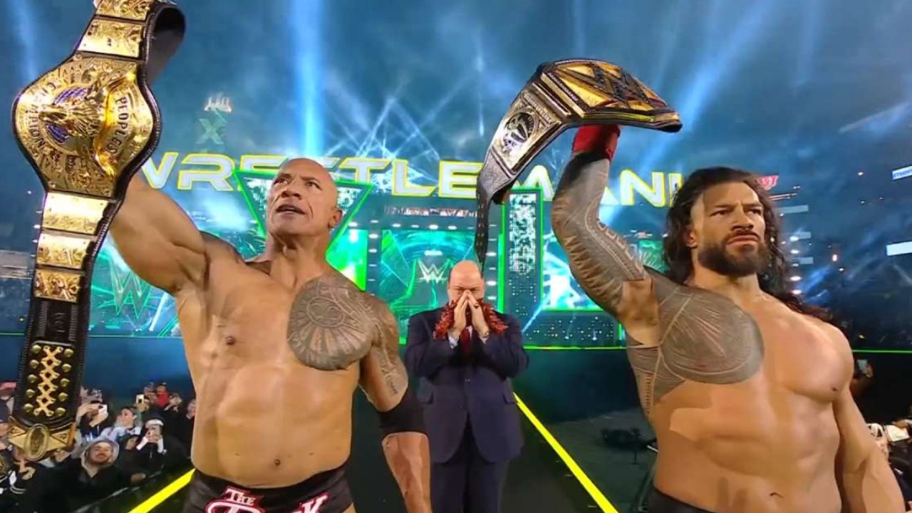 What Championship Belt Did The Rock Make His WWE WrestleMania 40 Entrance With? Find Out