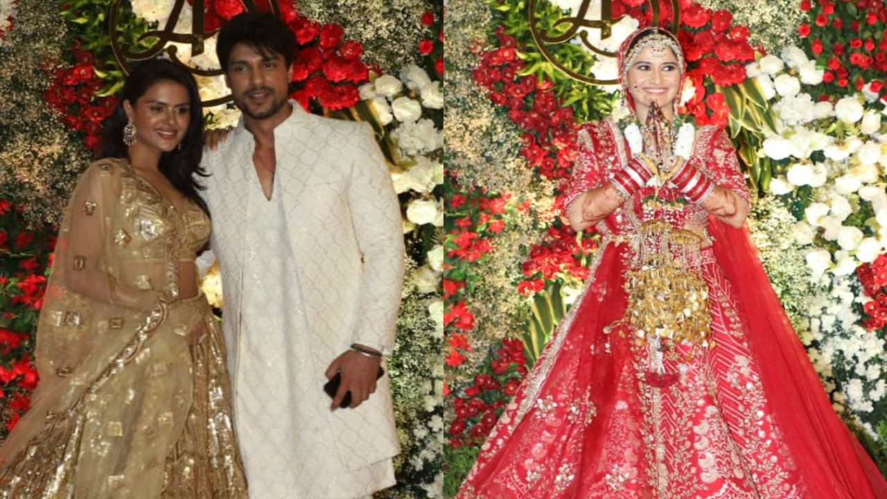 Priyanka Chahar Chaudhary-Ankita Gupta make flashy entry in golden and white attire at Arti Singh's wedding: WATCH
