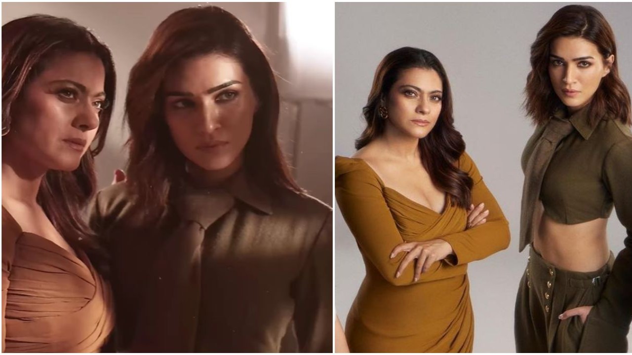 WATCH: Kajol and Kriti Sanon in this BTS video from Do Patti's shoot is all things cool and sassy