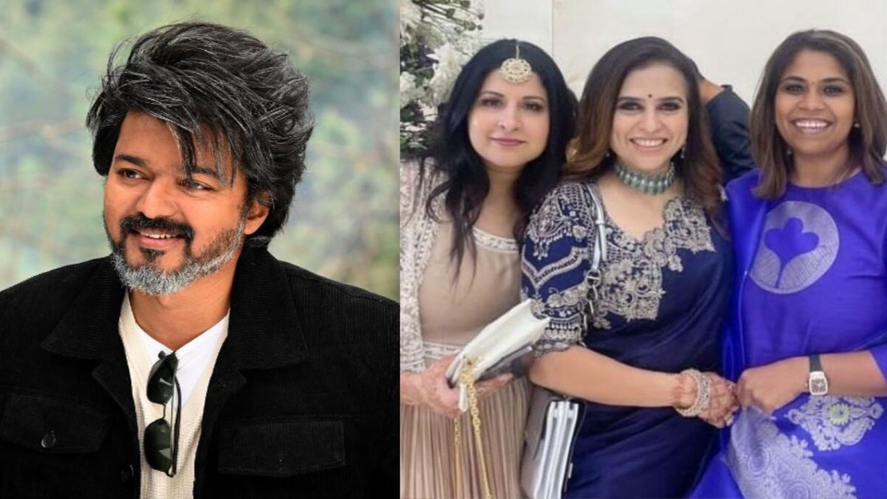 Thalapathy Vijay's wife Sangeetha attends director Shankar's daughter's wedding reception; Actor congratulates over call
