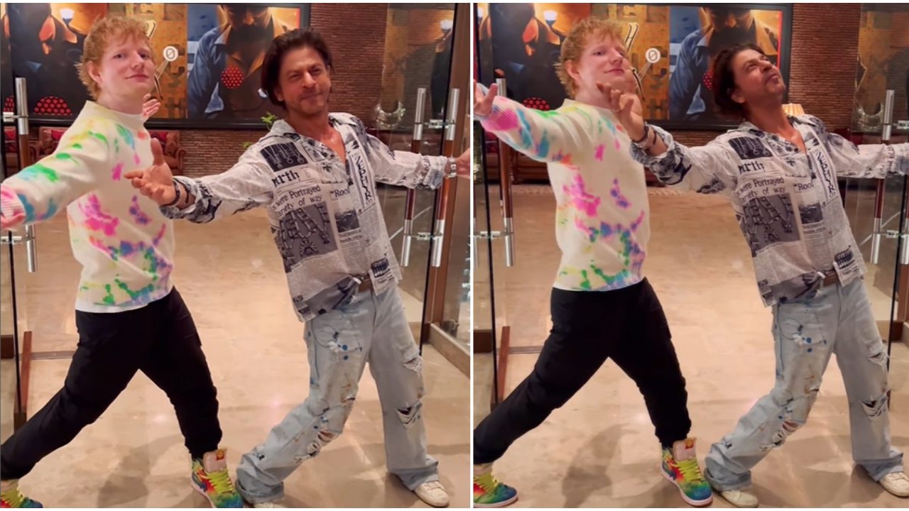 Ed Sheeran recalls meeting Shah Rukh Khan at Mannat; says he didn’t get his iconic pose ‘quite right’