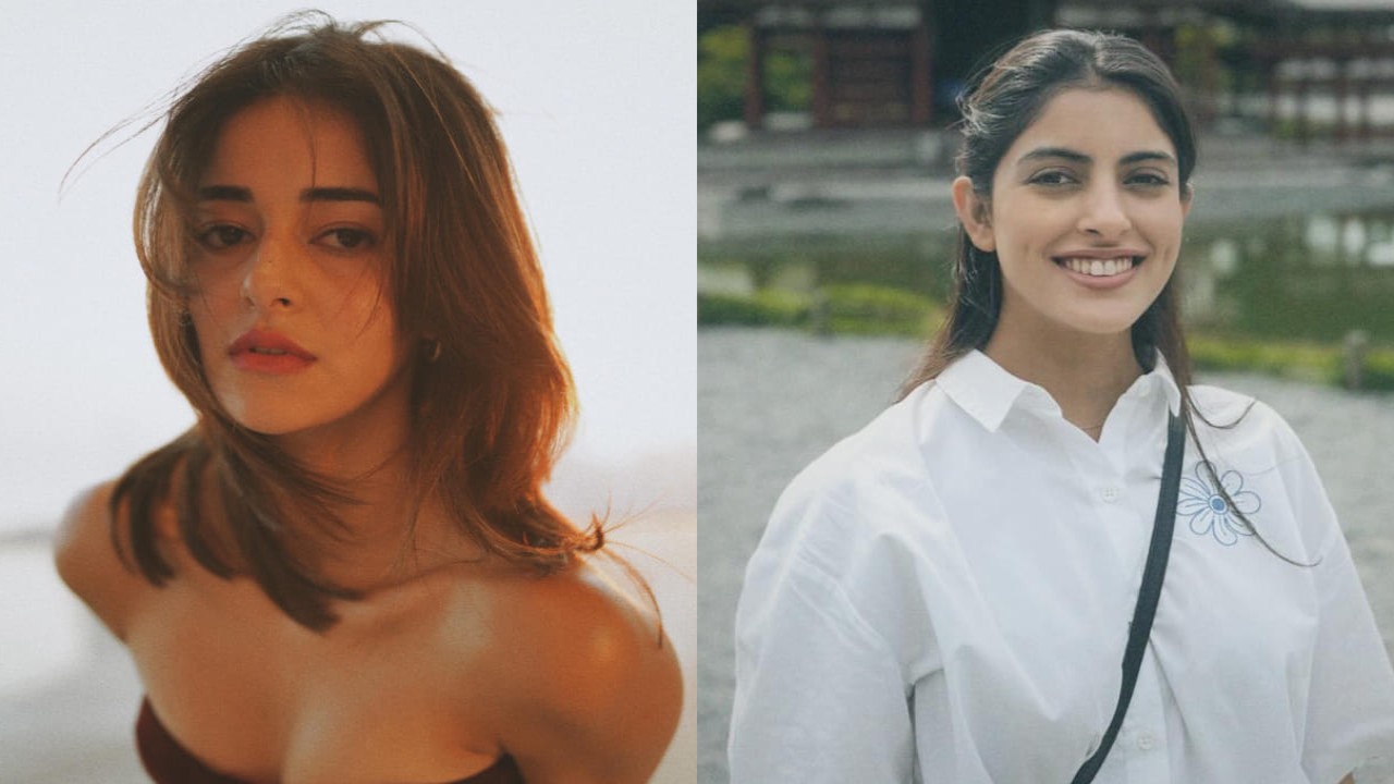 Ananya Panday drops gorgeous PIC in off-shoulder dress; Navya Naveli Nanda taunts her in typical BFF style