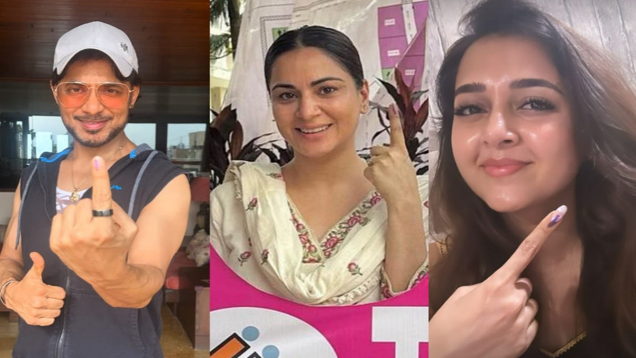 Anupam Mittal, Shraddha Arya, Tejasswi Prakash and more: TV Celebs who cast their votes...