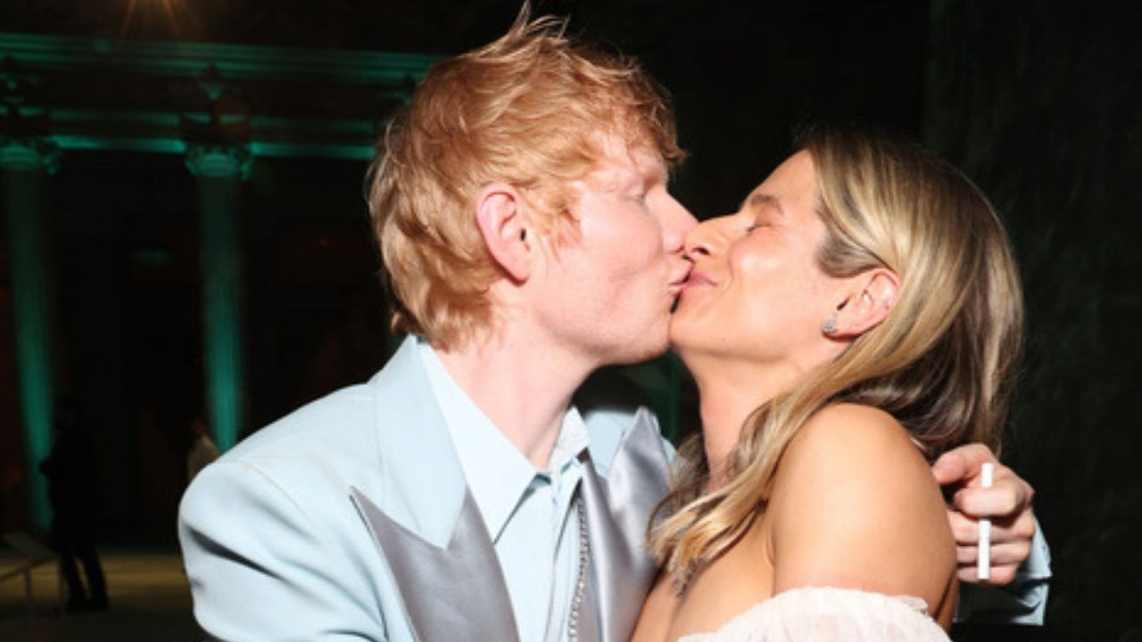 Ed Sheeran and His Wife Share Hilariously Awkward Kiss as They Make Met Gala Debut After 6 Years of Marriage; See Here