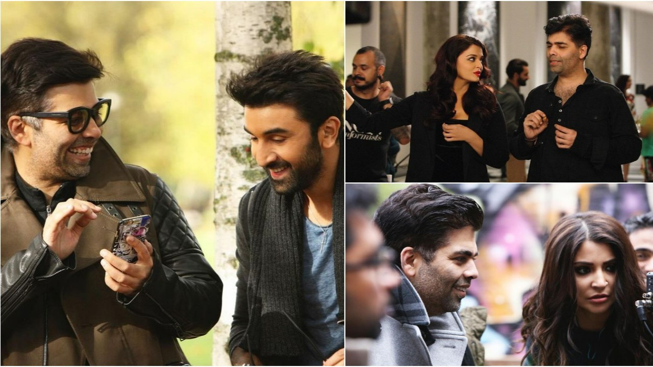 Karan Johar drops PICS with Ranbir Kapoor, Anushka Sharma and Aishwarya Rai from Ae Dil Hai Mushkil sets; fans are nostalgic