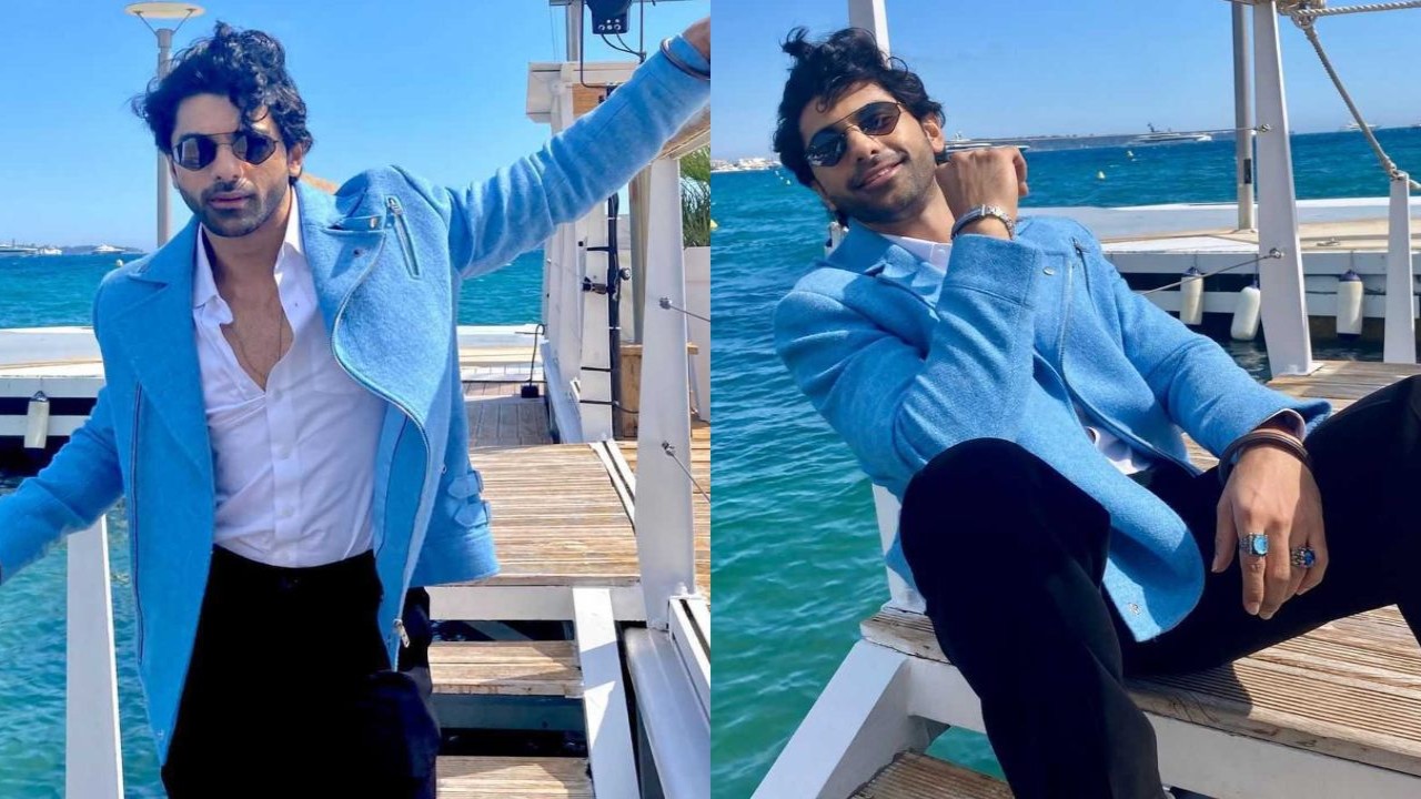PICS: Heeramandi's Taha Shah looks oh-so-dreamy in blue suit as he drops Cannes look; fans say, 'Father is fathering'
