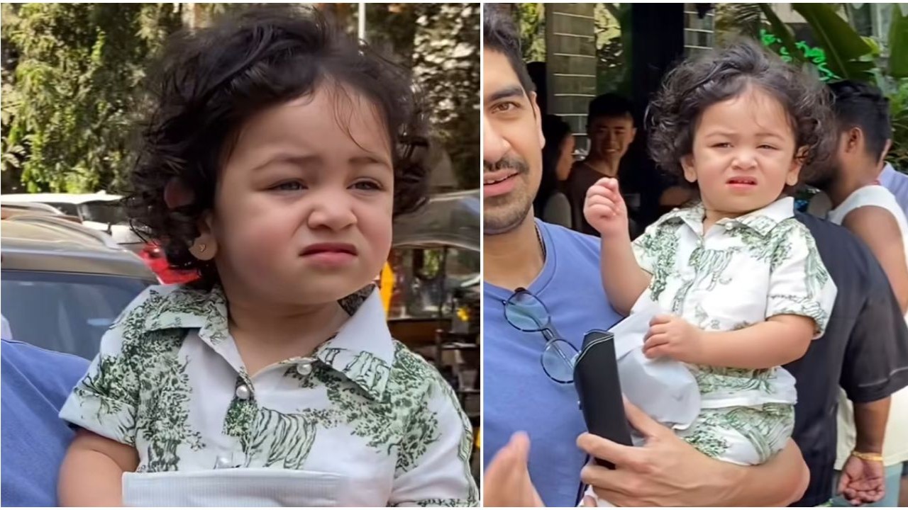 WATCH: Ranbir Kapoor-Alia Bhatt’s daughter Raha enjoys a sunny day out with chachu Ayan Mukerji; fans are all hearts