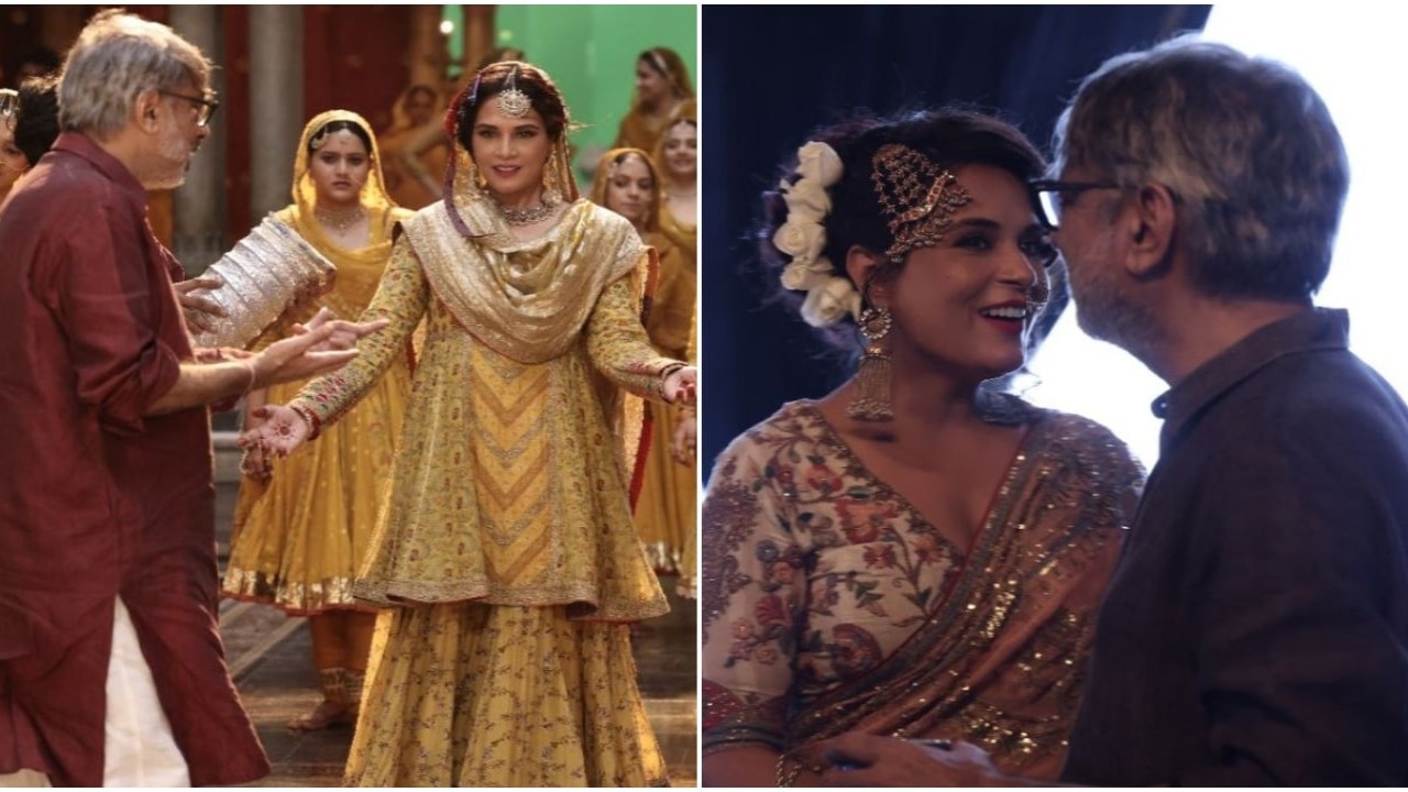 Heeramandi: Richa Chadha expresses gratitude to team who ‘beautified’ her in SLB's period drama; Manisha Koirala reacts