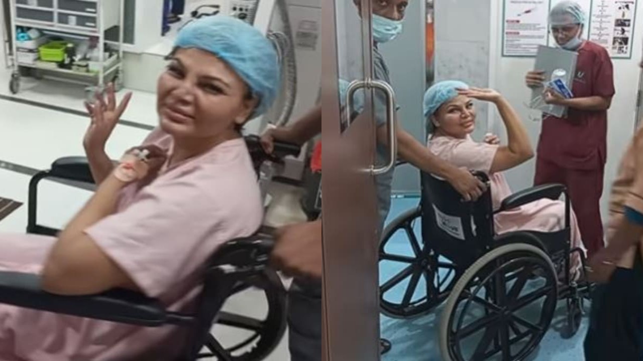 Bigg Boss 15’s Rakhi Sawant undergoes tumour surgery; ex-husband Ritesh Singh shares video before taking her to OT