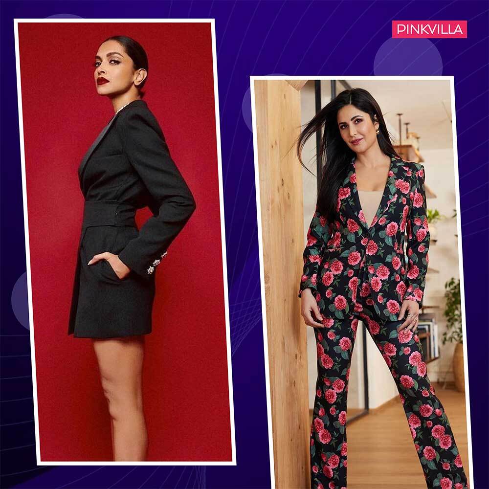 Elevate your style game with blazer outfits inspired by celebs like Deepika Padukone, Katrina Kaif and Kiara Advani  