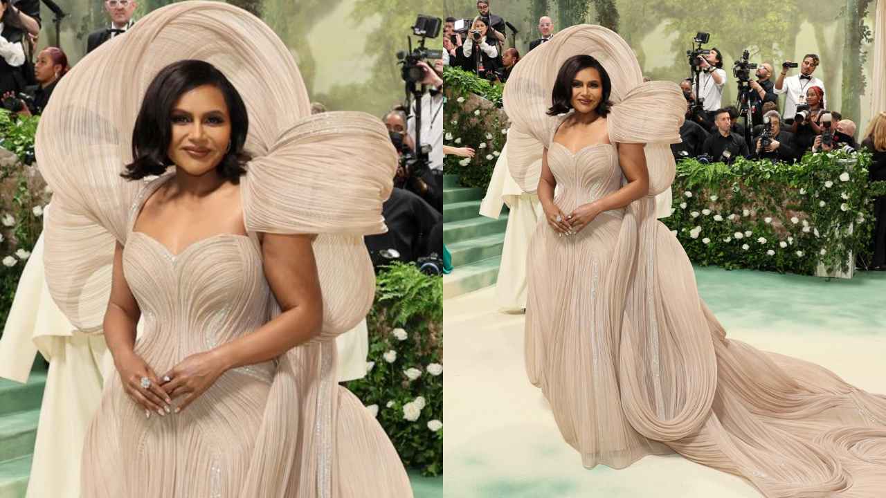 Met Gala 2024: Mindy Kaling’s Gaurav Gupta gown reminds us of Aishwarya Rai Bachchan’s Cannes 2022 look (PC: Getty Images)