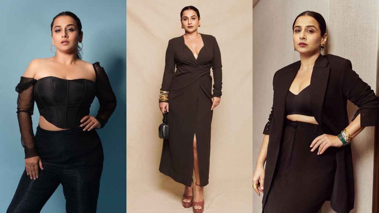 Vidya Balan’s style transformation: Suits and sarees to dresses and formal finesse (PC: Vidya Balan Instagram, IMDb)