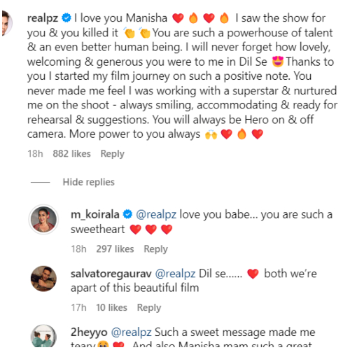 Pic Courtesy: Manisha Koirala Instagram