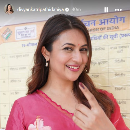 Image: Divyanka Tripathi Instagram handle