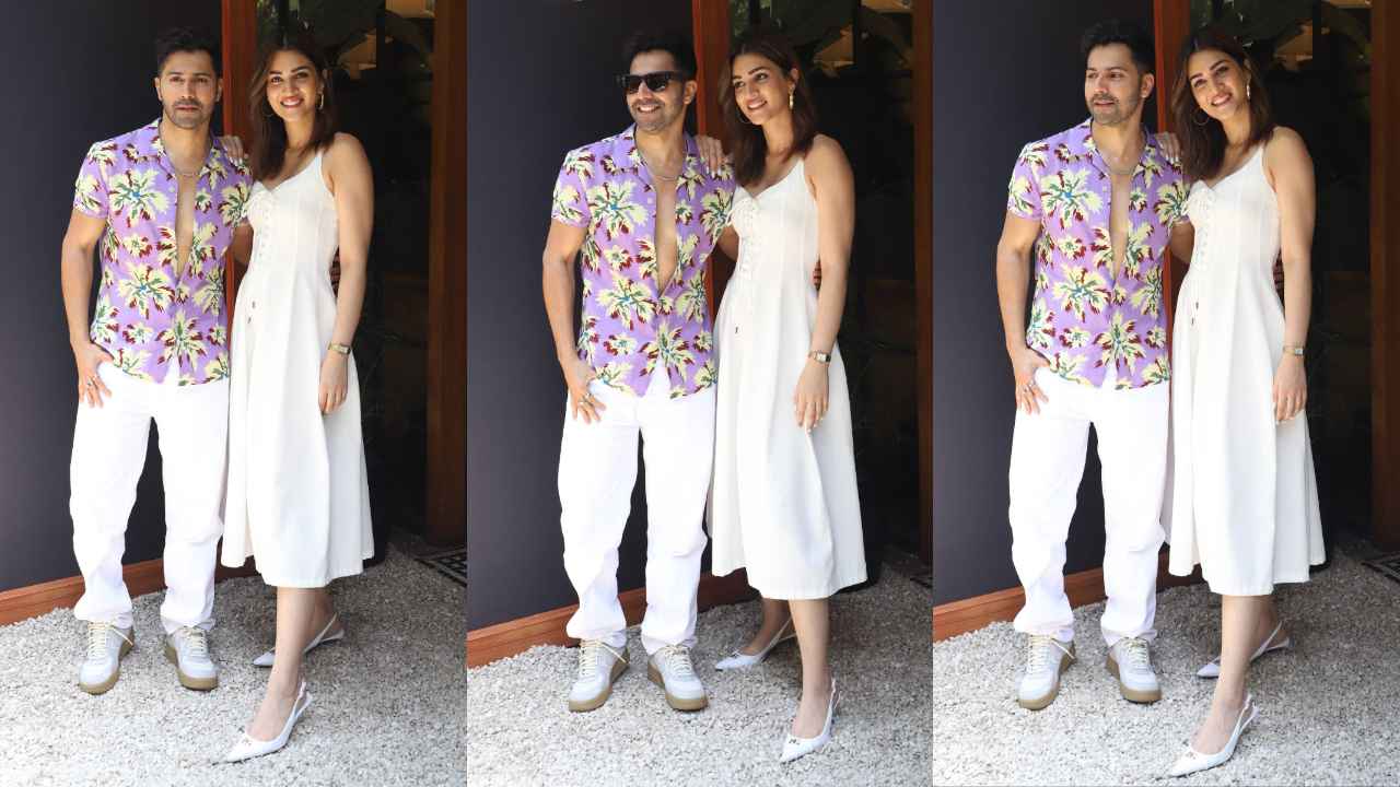 Kriti Sanon opts for Rs 64,790 midi with laced-up style to create the perfect sassy summertime look (PC: Viral Bhayani)