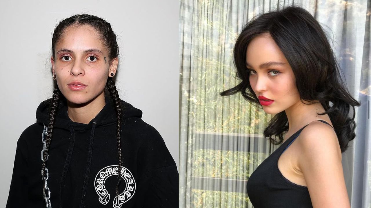 070 Shake (CC: IMDb) and Lily-Rose Depp (CC:Instagram)
