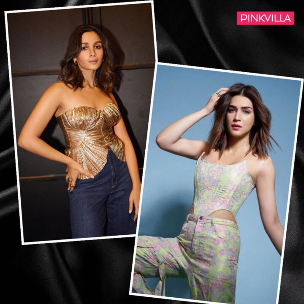 7 corset outfits inspired by celebs like Alia Bhatt, Kriti Sanon, and Kiara Advani to serve hot vibes this summer