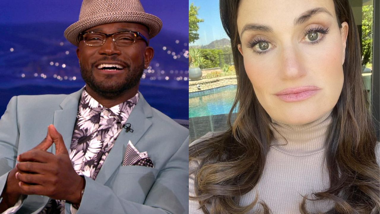 Idina Menzel and Taye Diggs ( Image 1, via Imdb, image 2, via Menzel/Instagram)