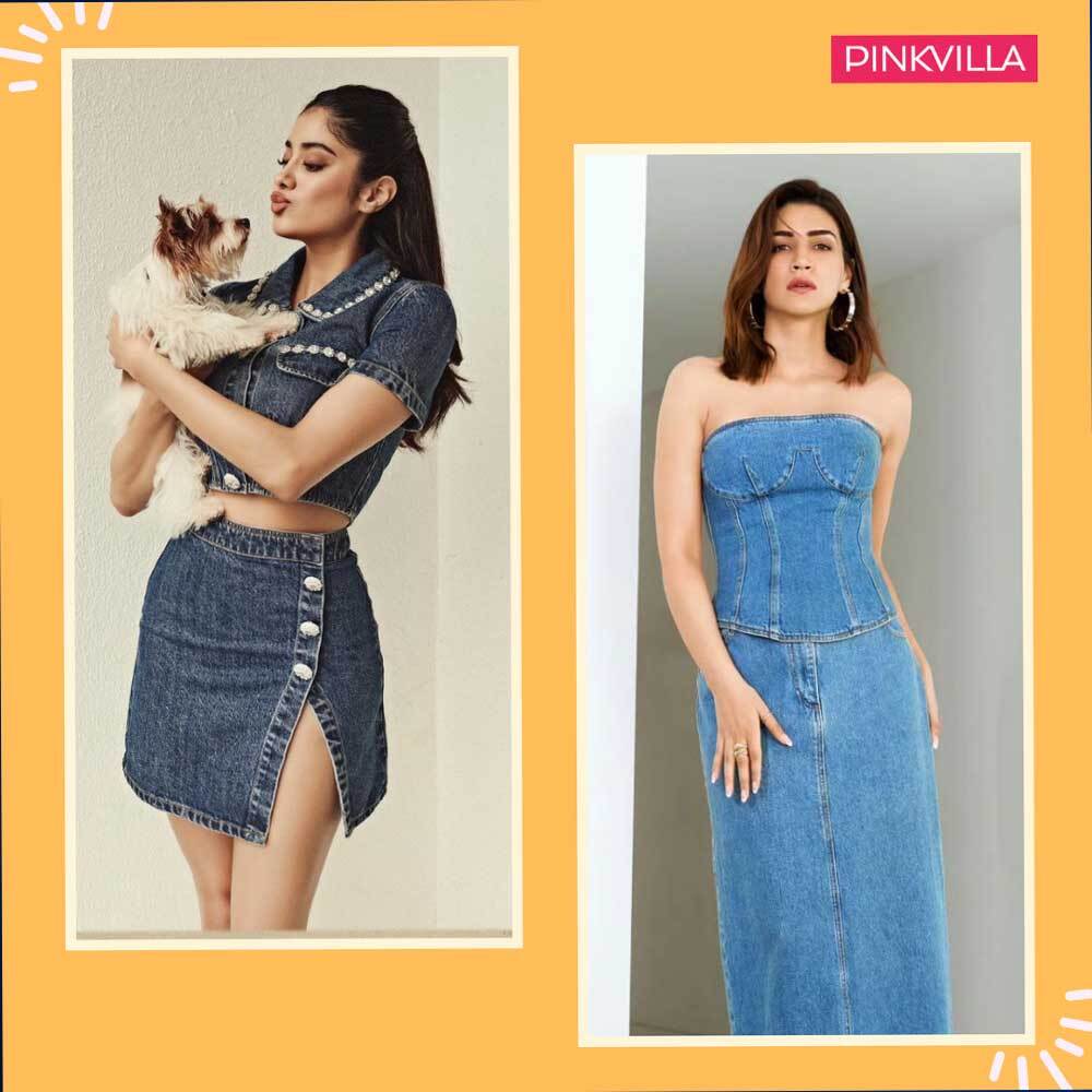 7 denim skirt outfits inspired by celebs like Ananya Panday, Janhvi Kapoor, Kriti Sanon to turn heads wherever you go 7 denim skirt outfits inspired by celebs like Ananya Panday, Janhvi Kapoor, Kriti Sanon to turn heads wherever you go