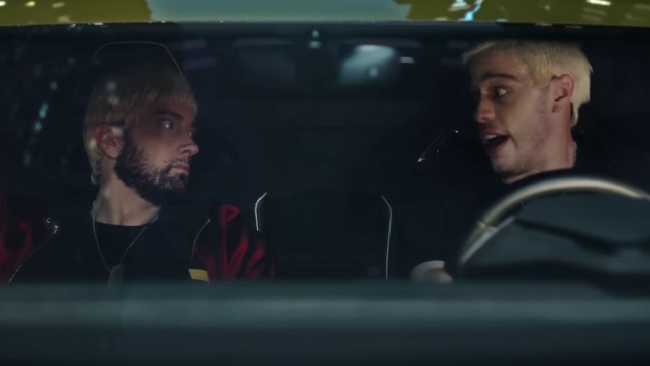 Eminem and Pete Davidson in Houdini (PC: YouTube/EminemMusic)