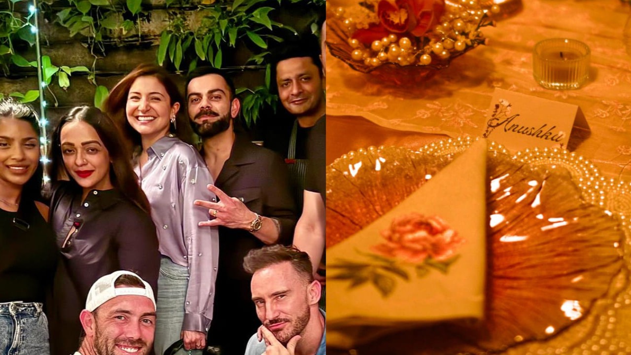 Anushka Sharma’s birthday dinner: Customised name plate to menu card, 5 INSIDE PICS that give glimpse of royal decor