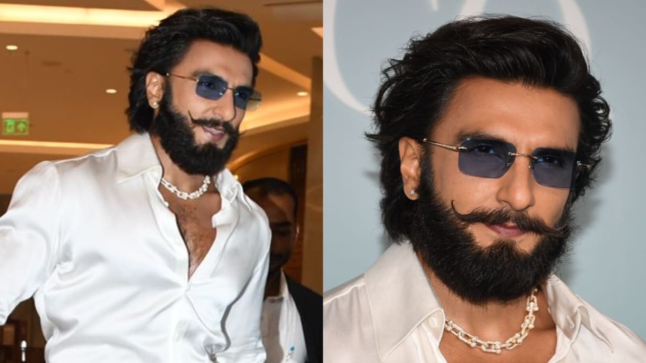 Ranveer Singh wears high heels and diamond choker with all-white look that sets perfect Bridgerton vibes 
