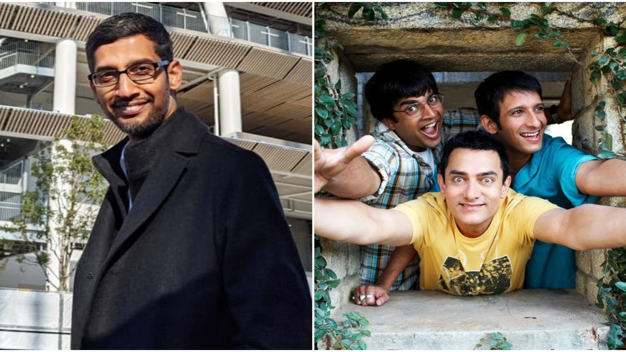 Google CEO Sundar Pichai makes reference to iconic scene from Aamir Khan, Rajkumar Hirani’s film 3 Idiots