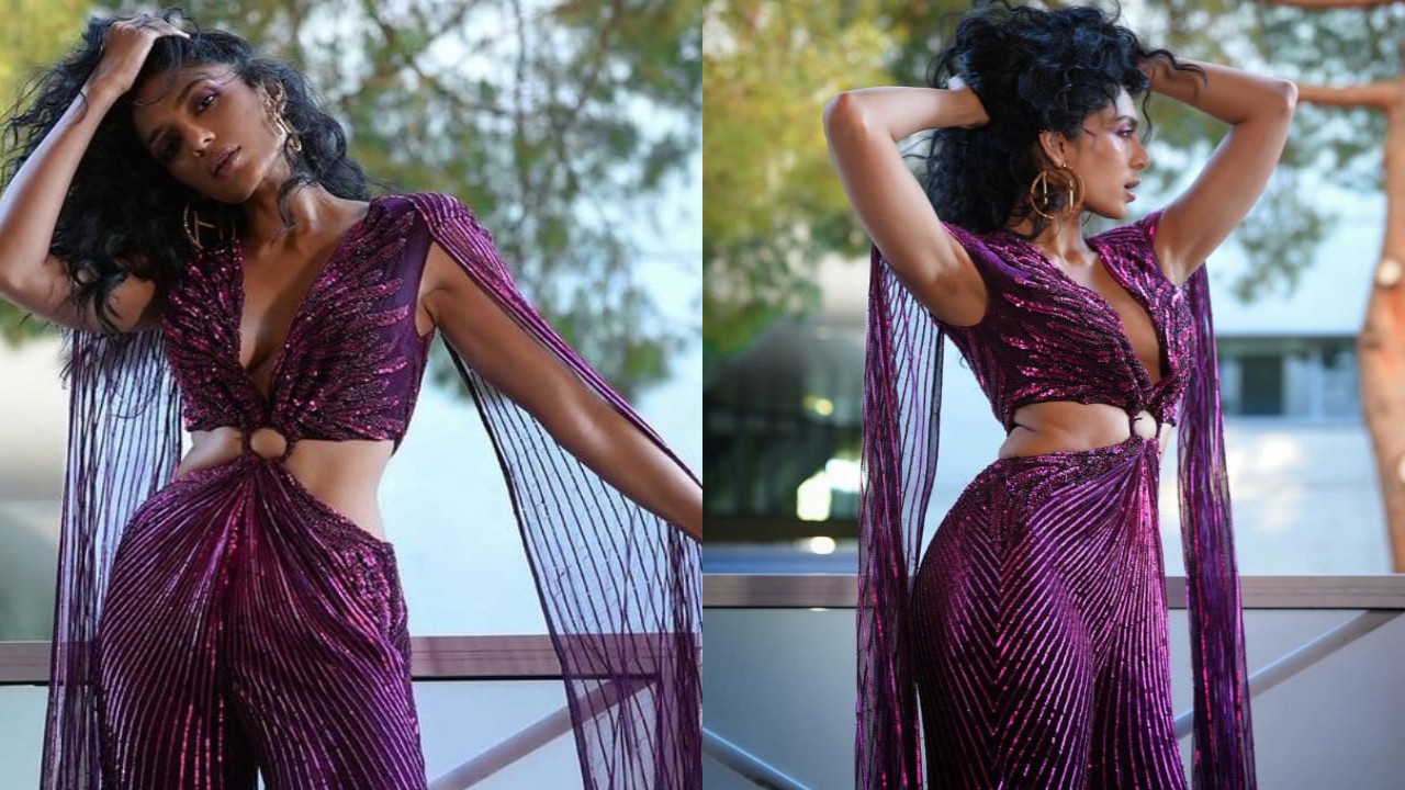 Cannes 2024: Sobhita Dhulipala pulls off risque purple sparkling jumpsuit in a way only she can 