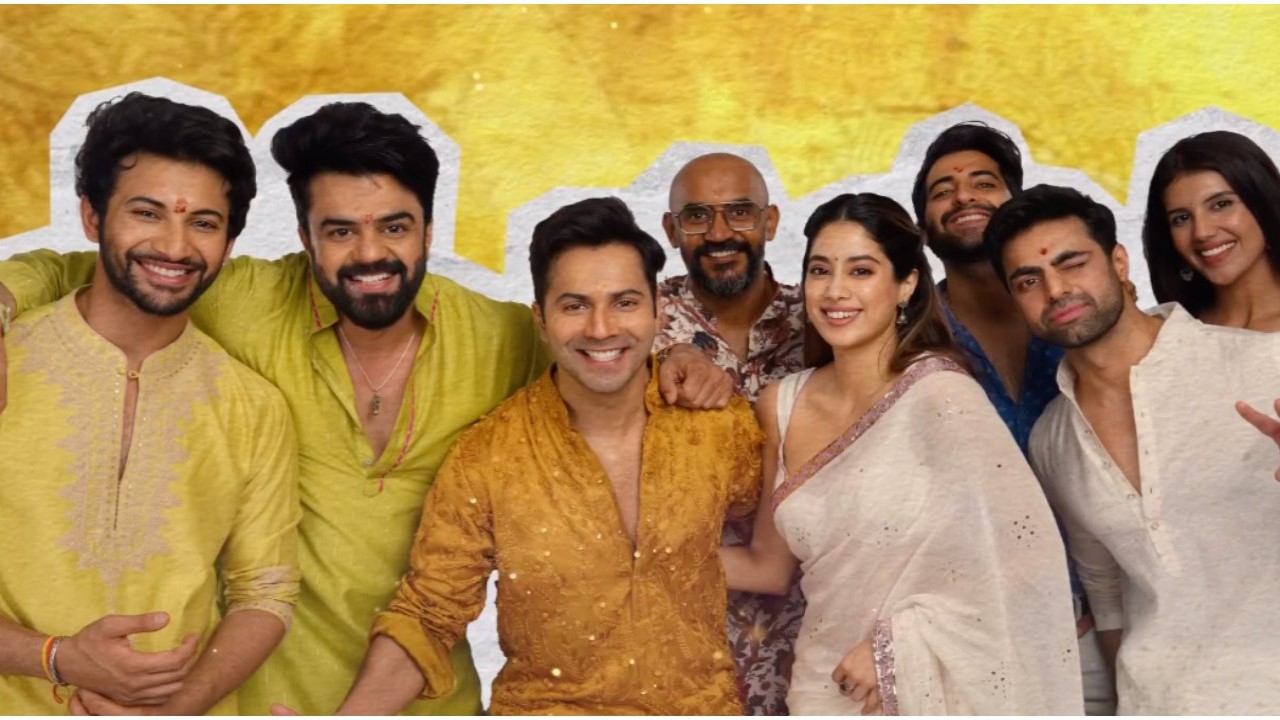 Sunny Sanskari Ki Tulsi Kumari: Varun Dhawan, Janhvi Kapoor, Sanya Malhotra and others beam with joy at Muhurat Pooja