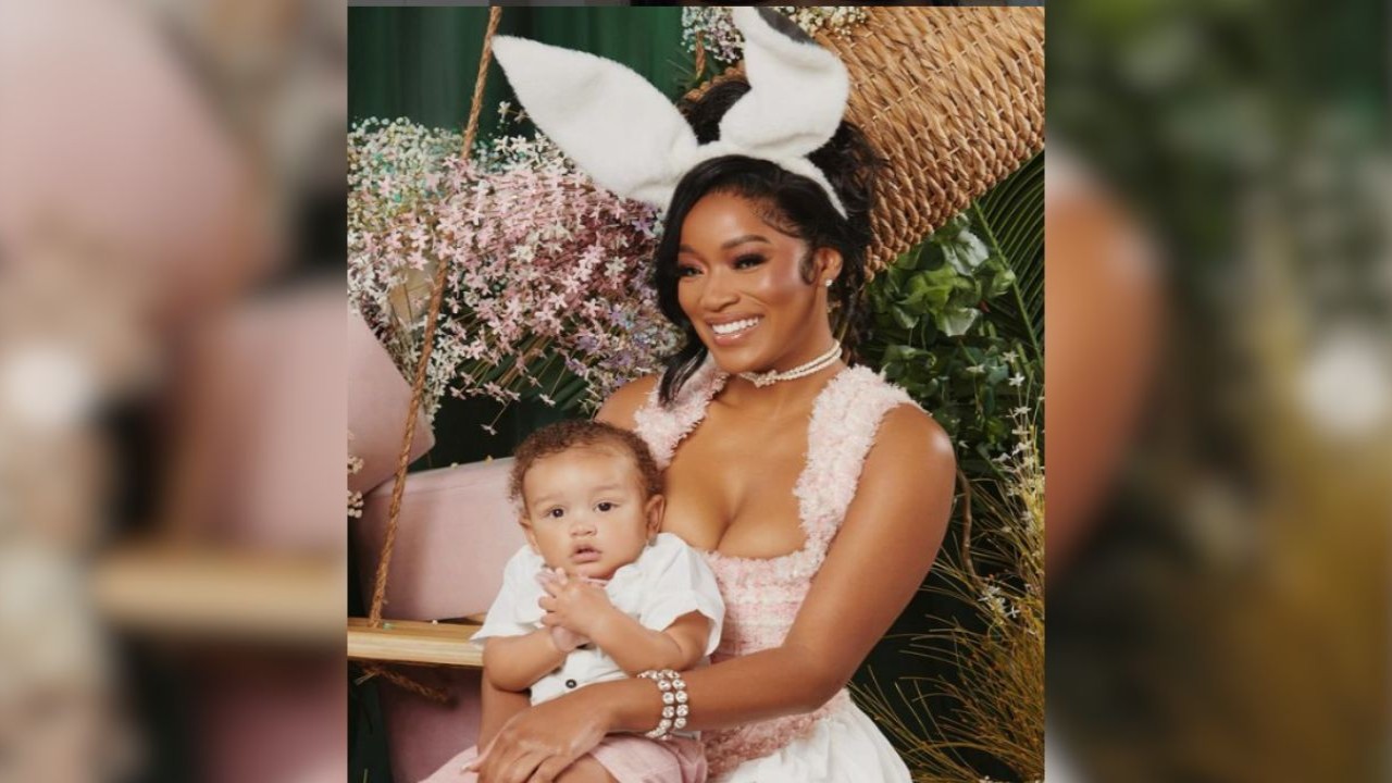 ‘He Had The Blue Hair': Keke Palmer Reveals She Celebrated Son's Birthday By Dressing Him Up As Troll Baby