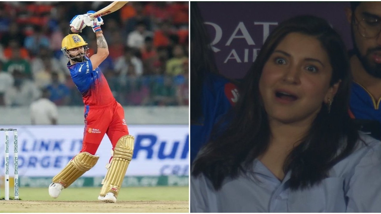 PICS: Virat Kohli's six leaves Anushka Sharma stunned during RCB vs GT IPL match; fans react