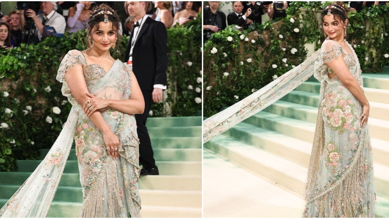 Met Gala 2024: Alia Bhatt looks nothing short of a dream in hand-embroidered saree by Sabyasachi; see first PIC