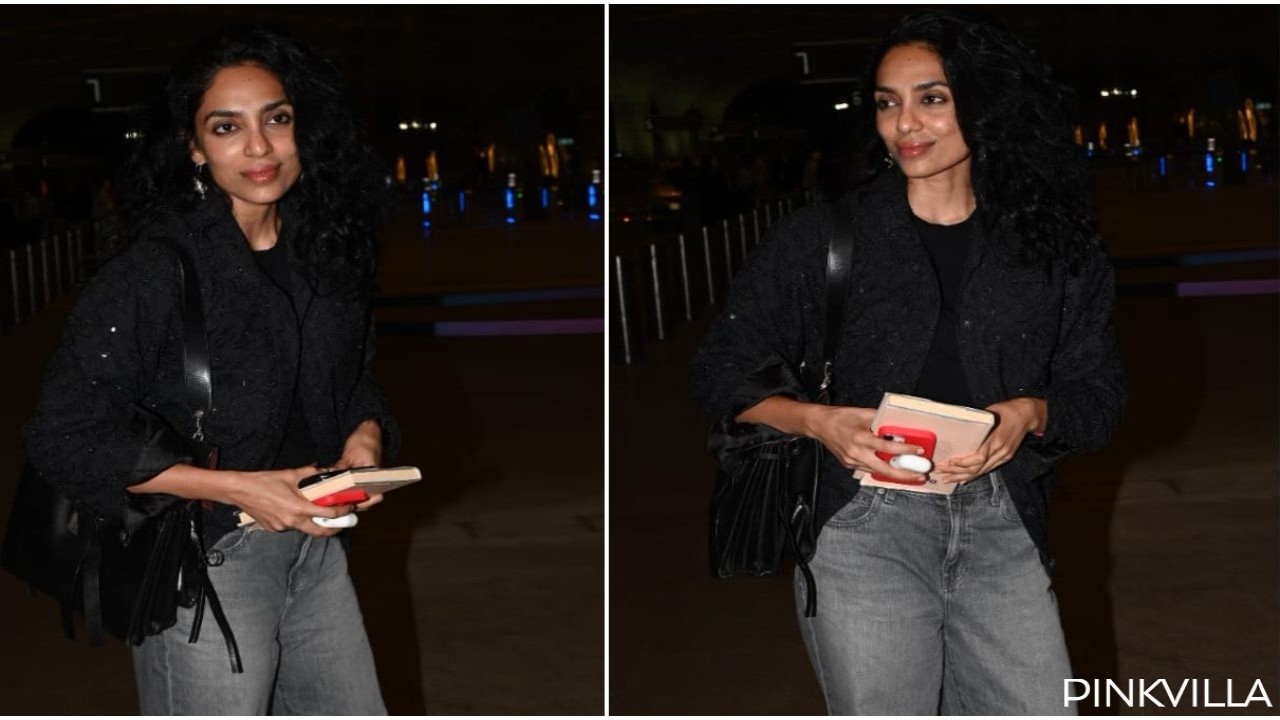 PICS: Sobhita Dhulipala stuns in black at Mumbai airport as she heads for her big debut at Cannes Film Festival 2024