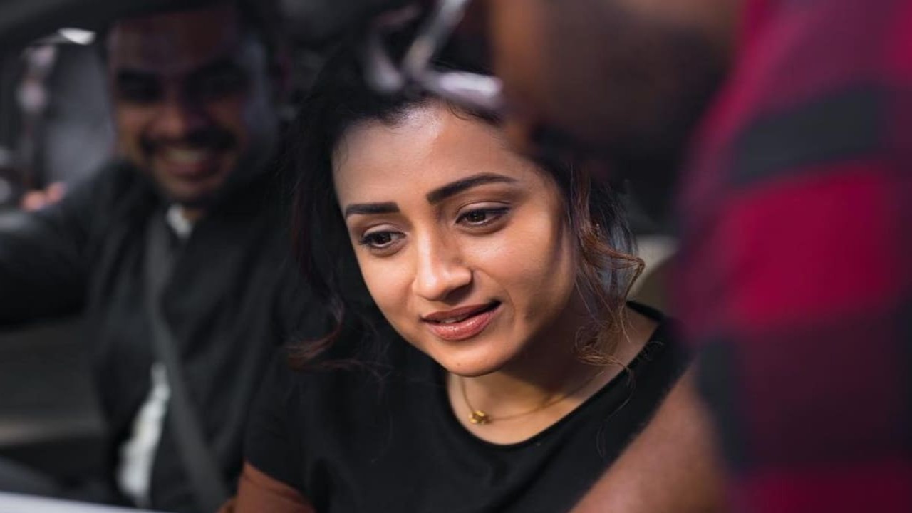 Trisha Krishnan looks oh-so-gorgeous and cheerful in BTS video from Identity sets
