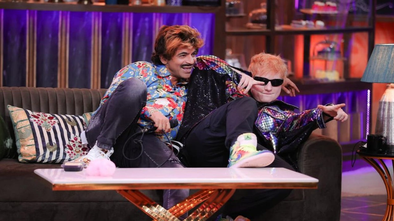 Ed Sheeran to debut on The Great Indian Kapil Sharma Show; Sunil Grover shares PICS as he jams with Perfect singer