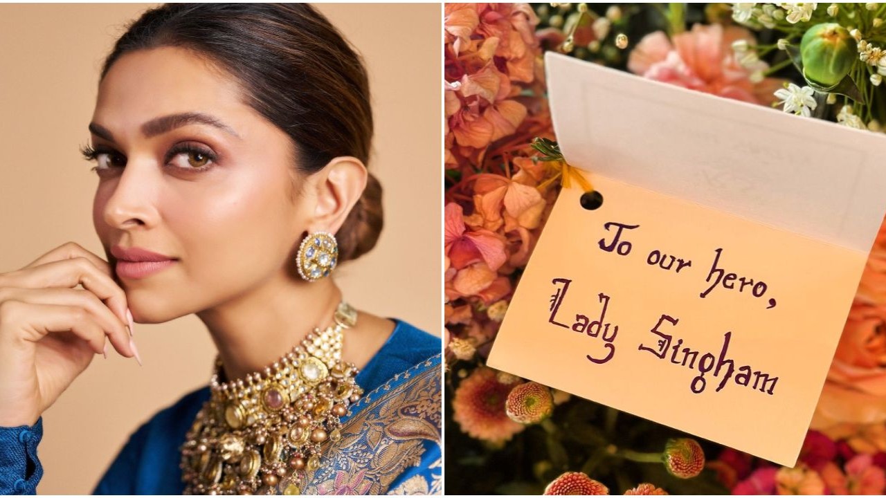 ‘Lady Singham’ Deepika Padukone receives flowery surprise with beautiful handwritten note: 'To our hero...'