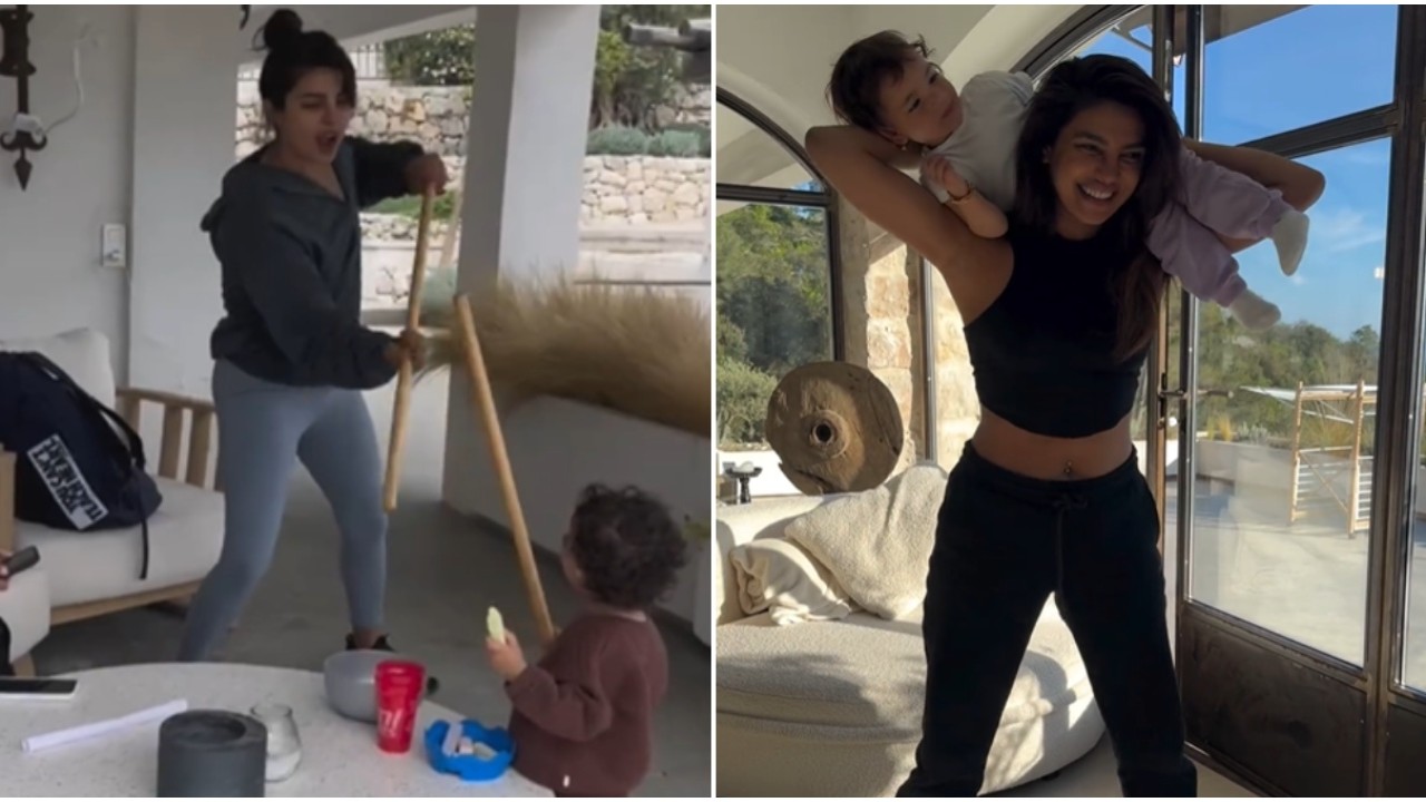 Heads of State: Priyanka Chopra practices fighting, does squats with daughter Malti Marie in wrap-up post; WATCH