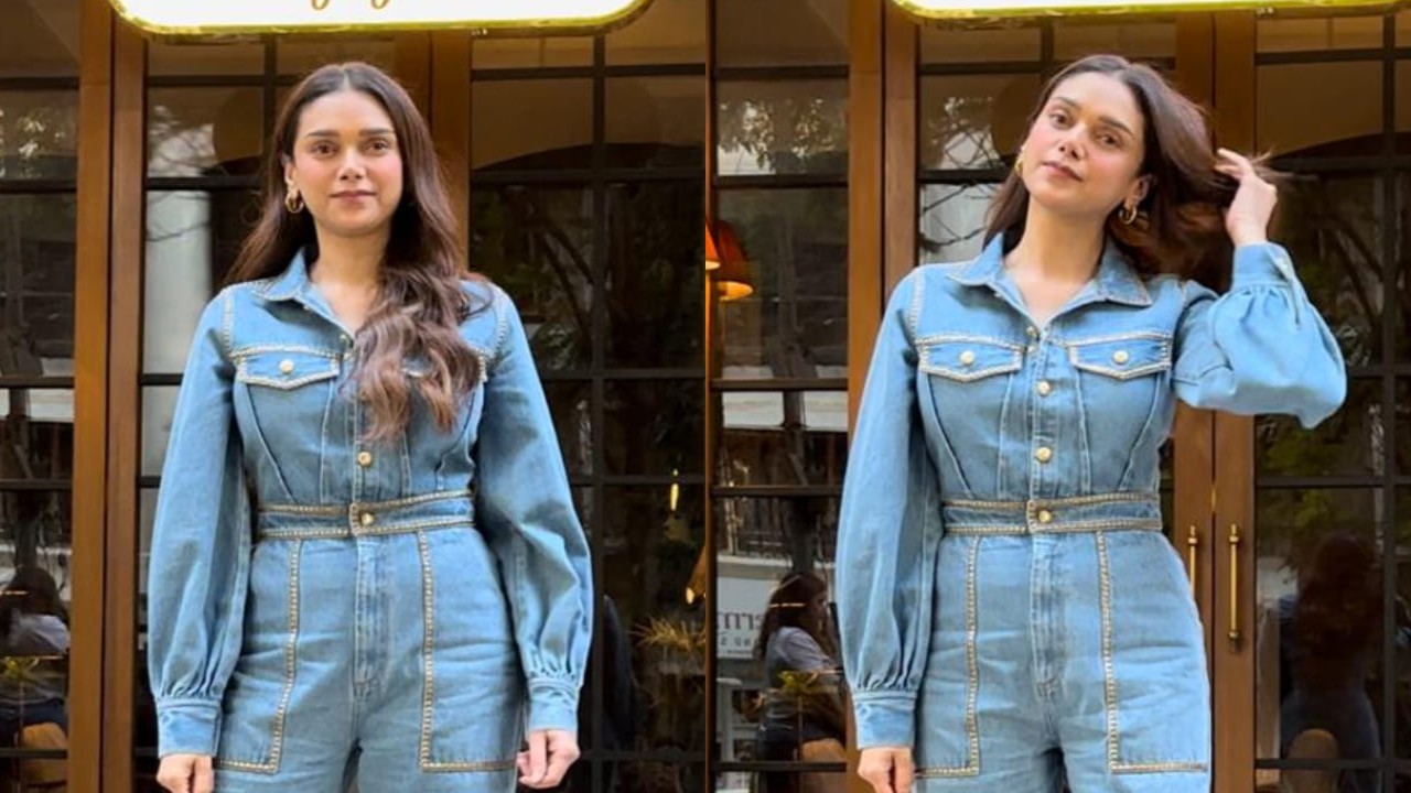 Aditi Rao Hydari's denim jumpsuit is the kind of outfit you can wear from dinner dates to brunch with friends