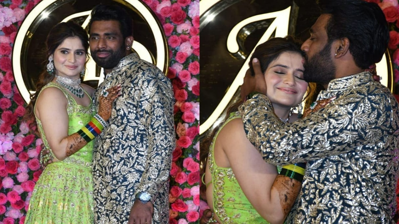 Newlywed Arti Singh and Dipak Chauhan's love-soaked PICS from sangeet ceremony will melt your heart
