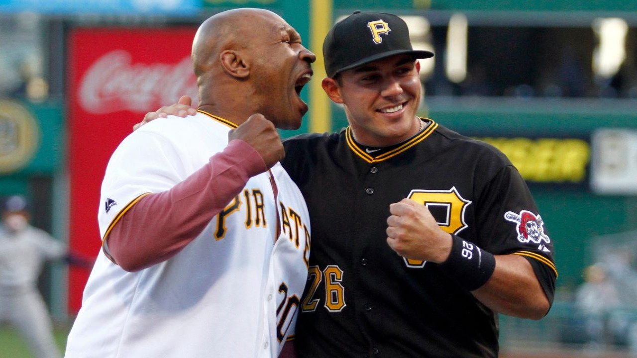 Mike Tyson Once Almost Bit Off Tony Sanchez’s Ear Throwing Perfect First Pitch For Pirates 